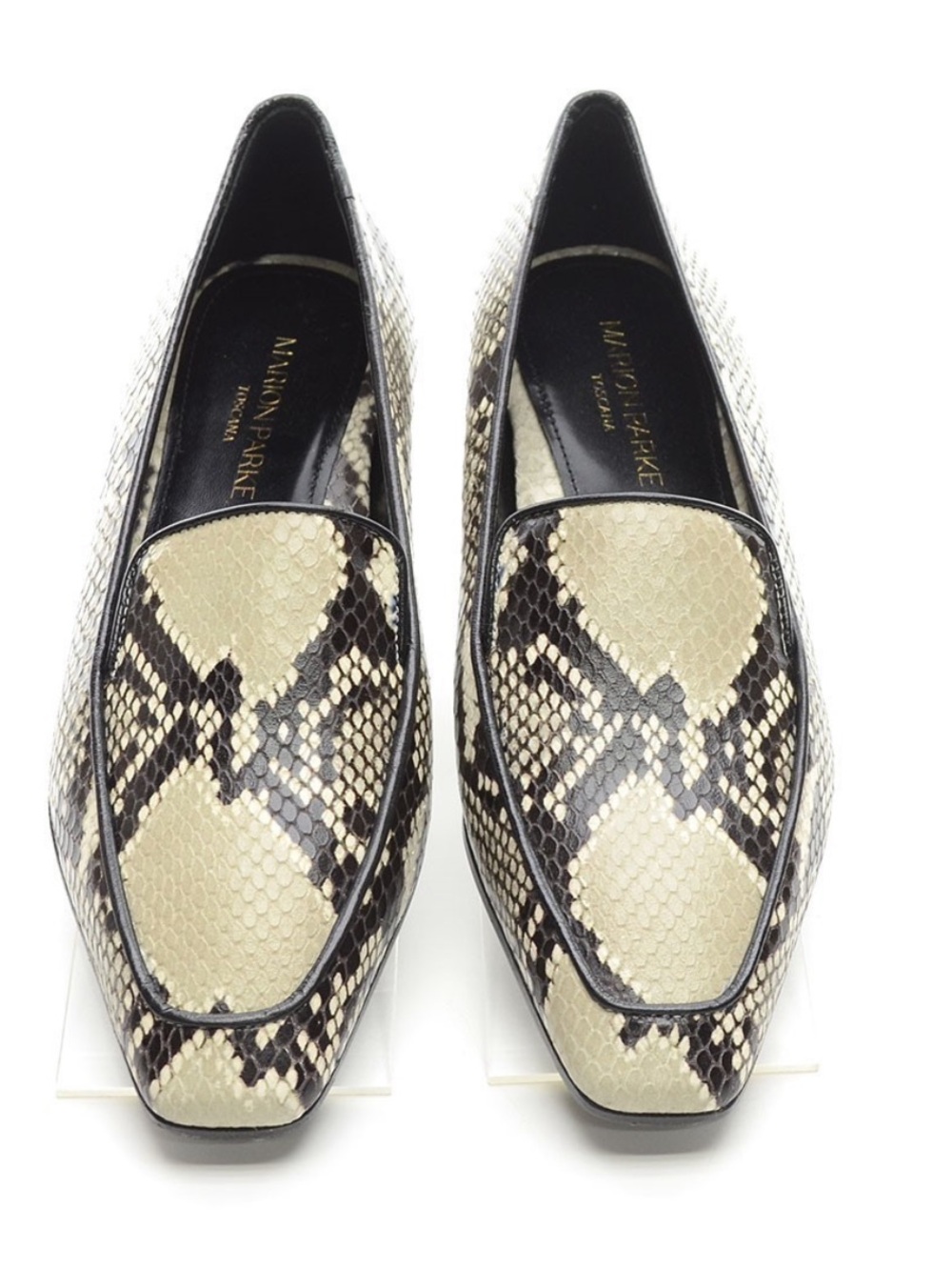 Marion Parke Caroline Python Ballet Flat 36.5 New